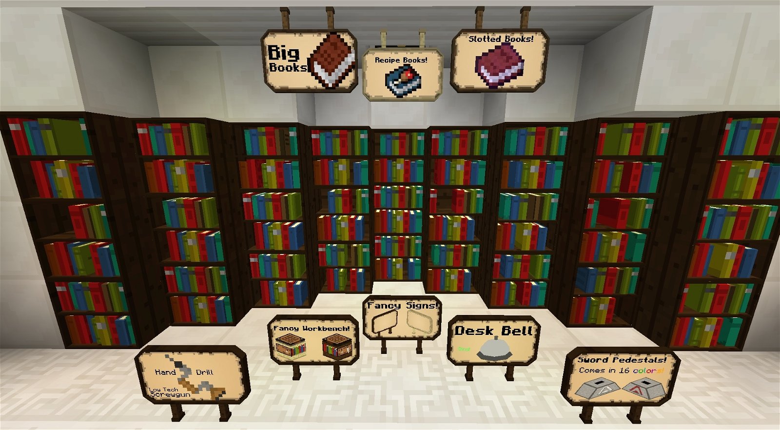 Mod BiblioCraft para Minecraft