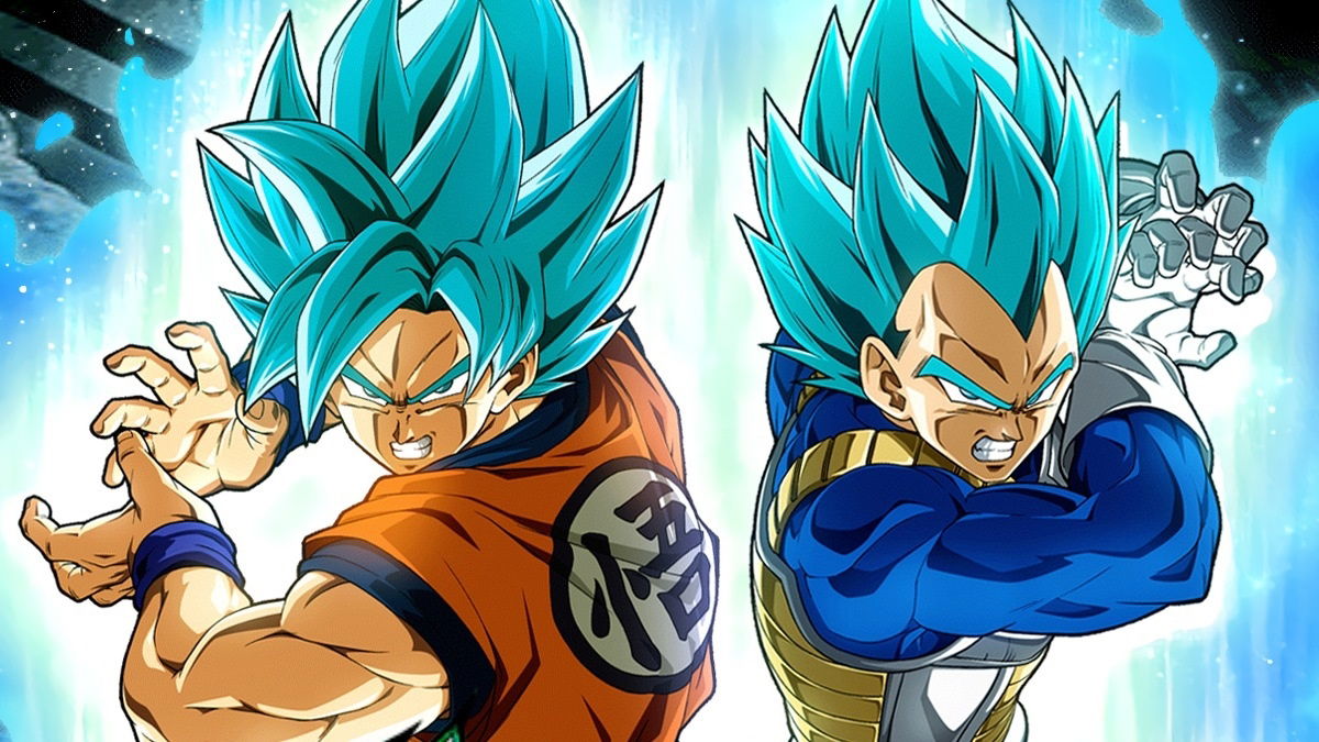 Goku y Vegeta Super Saiyan Blue