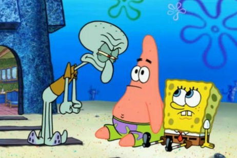 Bob Esponja es el protagonista de una escultura humanizada del personaje Bob Esponja es el protagonista de una escultura humanizada del personaje