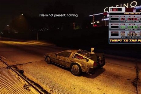 Grand Theft Auto V: Un mod permite conducir el Delorean de Regreso al Futuro