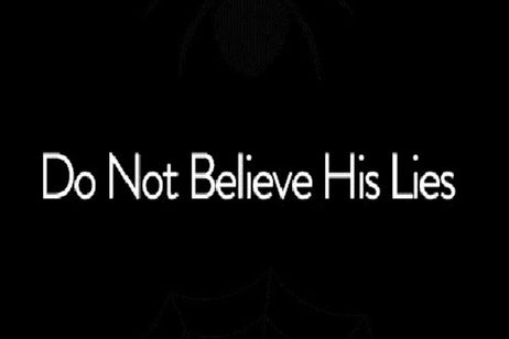 Do not believe his lies: Un siniestro juego de acertijos que nadie ha conseguido resolver Do not believe his lies: Un siniestro juego de acertijos que nadie ha conseguido resolver