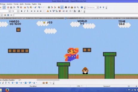 Super Mario Bros. recreado en Excel es lo mejor que verás hoy Super Mario Bros. recreado en Excel es lo mejor que verás hoy