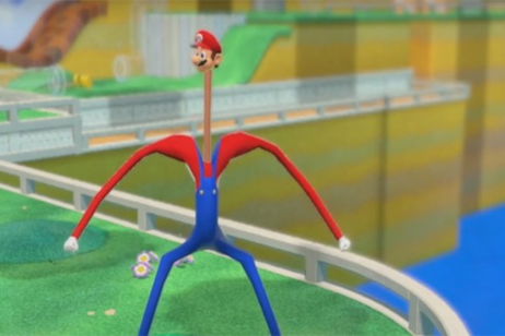 Super Mario 3D World tiene un hack que hace enorme y delgado a Mario Super Mario 3D World tiene un hack que hace enorme y delgado a Mario