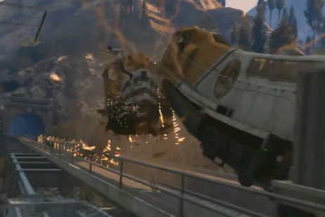 GTA V: Encuentran la forma de parar un tren GTA V: Encuentran la forma de parar un tren