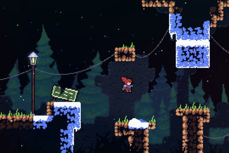 Celeste: Un usuario completa el juego utilizando una plataforma de baile como mando