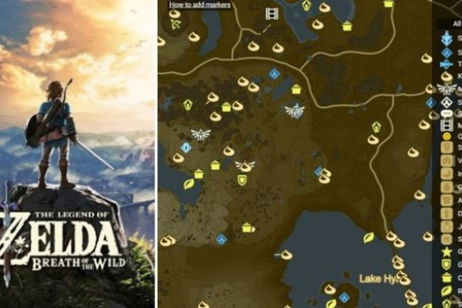 The Legend of Zelda: Breath of the Wild: Reproducen el mapa del juego con Google Maps The Legend of Zelda: Breath of the Wild: Reproducen el mapa del juego con Google Maps