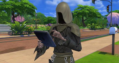 Descubren cómo luce el rostro de la Muerte en Los Sims 4 Descubren cómo luce el rostro de la Muerte en Los Sims 4