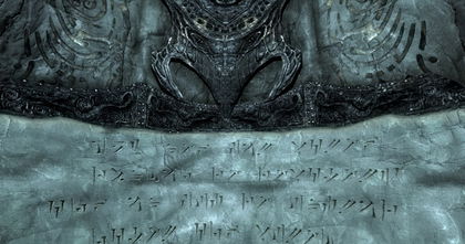 Skyrim y los secretos del lenguaje de los dragones Skyrim y los secretos del lenguaje de los dragones