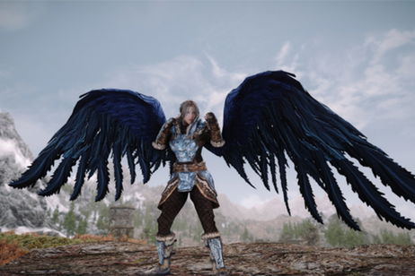 Skyrim: Su último mod te permite convertirte en un ángel Skyrim: Su último mod te permite convertirte en un ángel