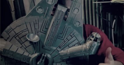 Star Wars: Un fan hace una enorme réplica del Halcón Milenario con una impresora 3D Star Wars: Un fan hace una enorme réplica del Halcón Milenario con una impresora 3D