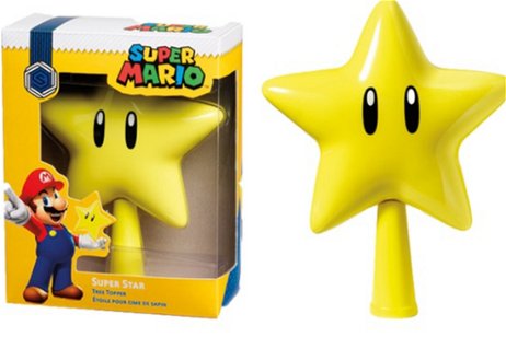 Super Mario: Decora tu árbol de Navidad con esta estrella
