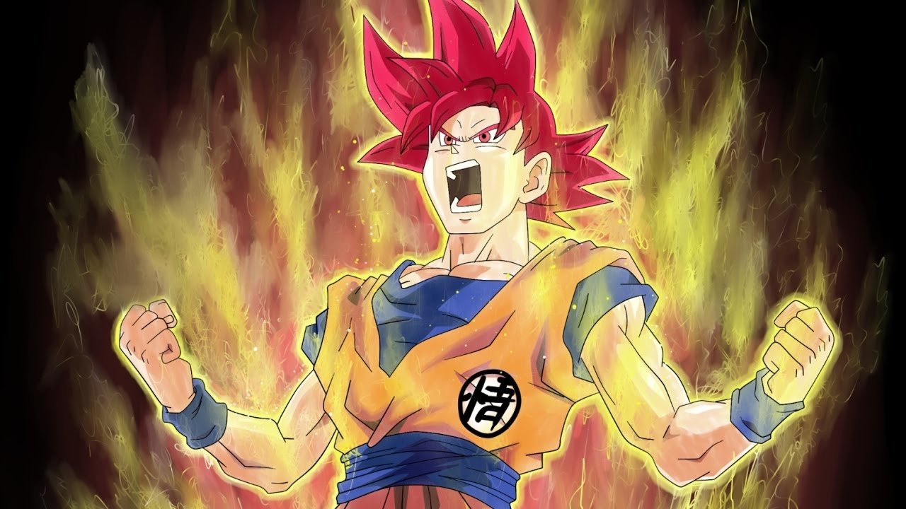 Goku Super Saiyan Dios Rojo