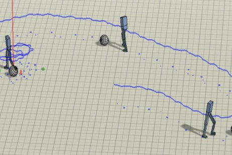 Un algoritmo enseña a andar a un personaje de videojuego Un algoritmo enseña a andar a un personaje de videojuego