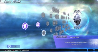 El modo historia de Dissidia Final Fantasy NT ha de desbloquearse luchando