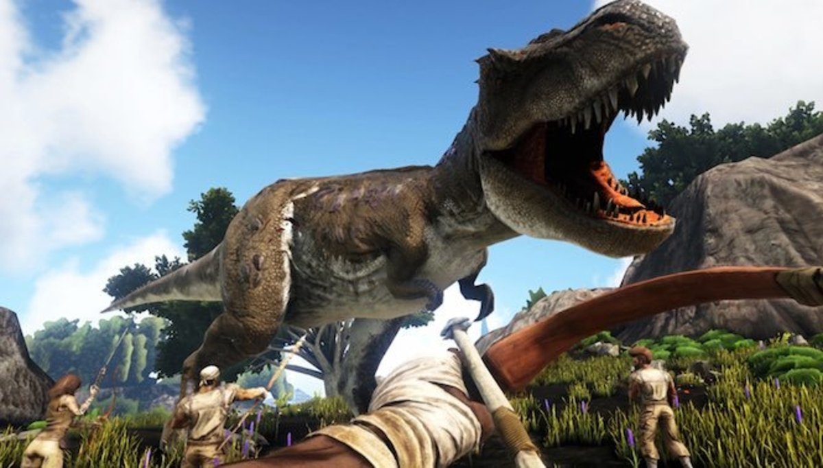 Cazando un T-Rex en ARK: Survival Evolved