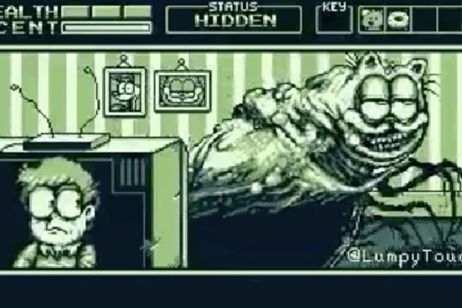 Así sería el terrorífico videojuego de Garfield en Game Boy Así sería el terrorífico videojuego de Garfield en Game Boy