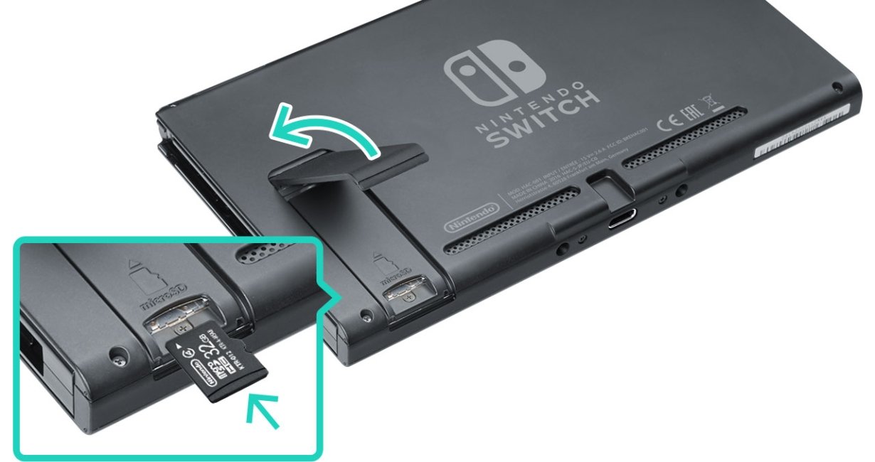Insertar Micro SD en Switch