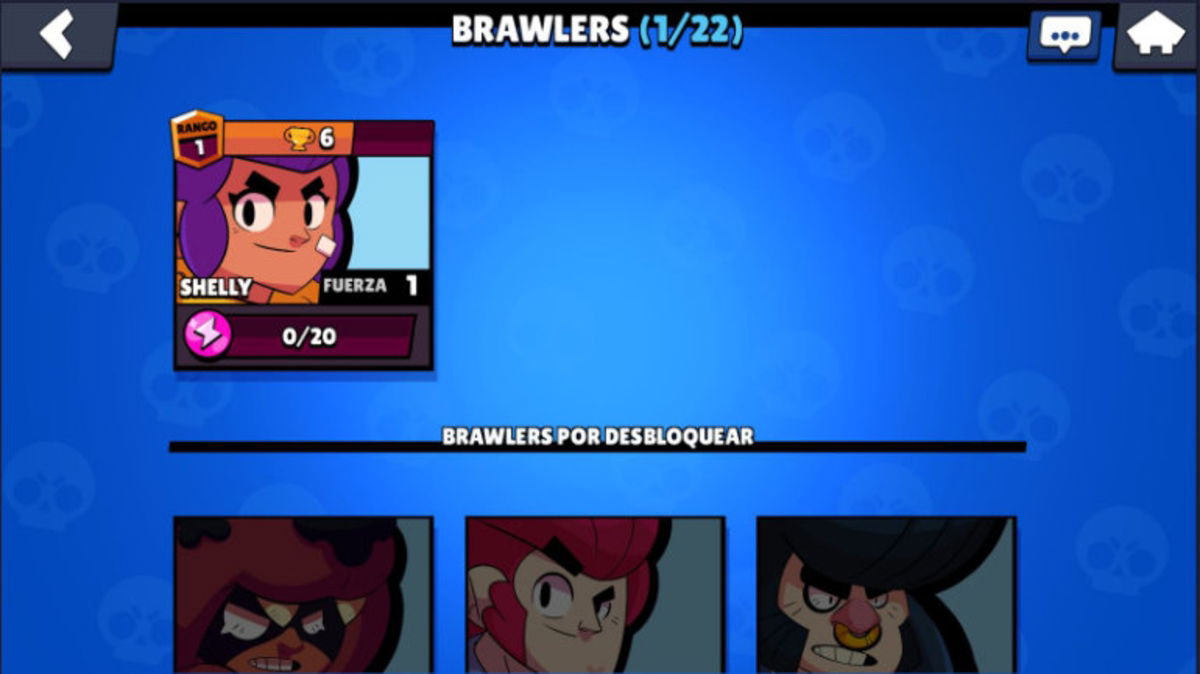 Shelly, uno de los personajes de Brawl Stars