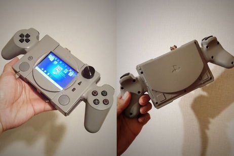 Un fan consigue crear una PlayStation Classic portátil Un fan consigue crear una PlayStation Classic portátil