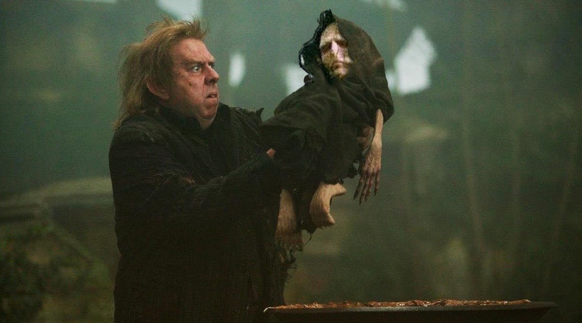 Así era el cuerpo maltrecho de Voldemort