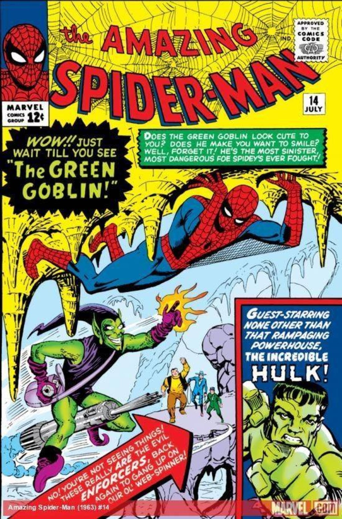 primer comic duende verde spider man