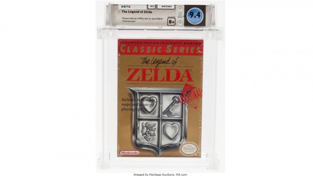 Cartucho precintado de The Legend of Zelda vendido por más de 3.000 dólares
