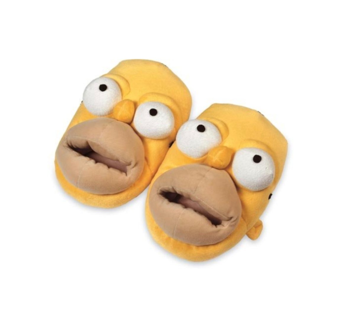 Increíbles zapatillas con la cabeza de Homer Simpson