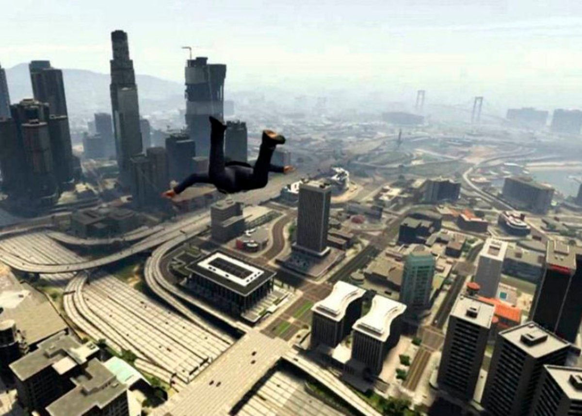 En GTA V  podemos saltar de un avión en paracaídas 