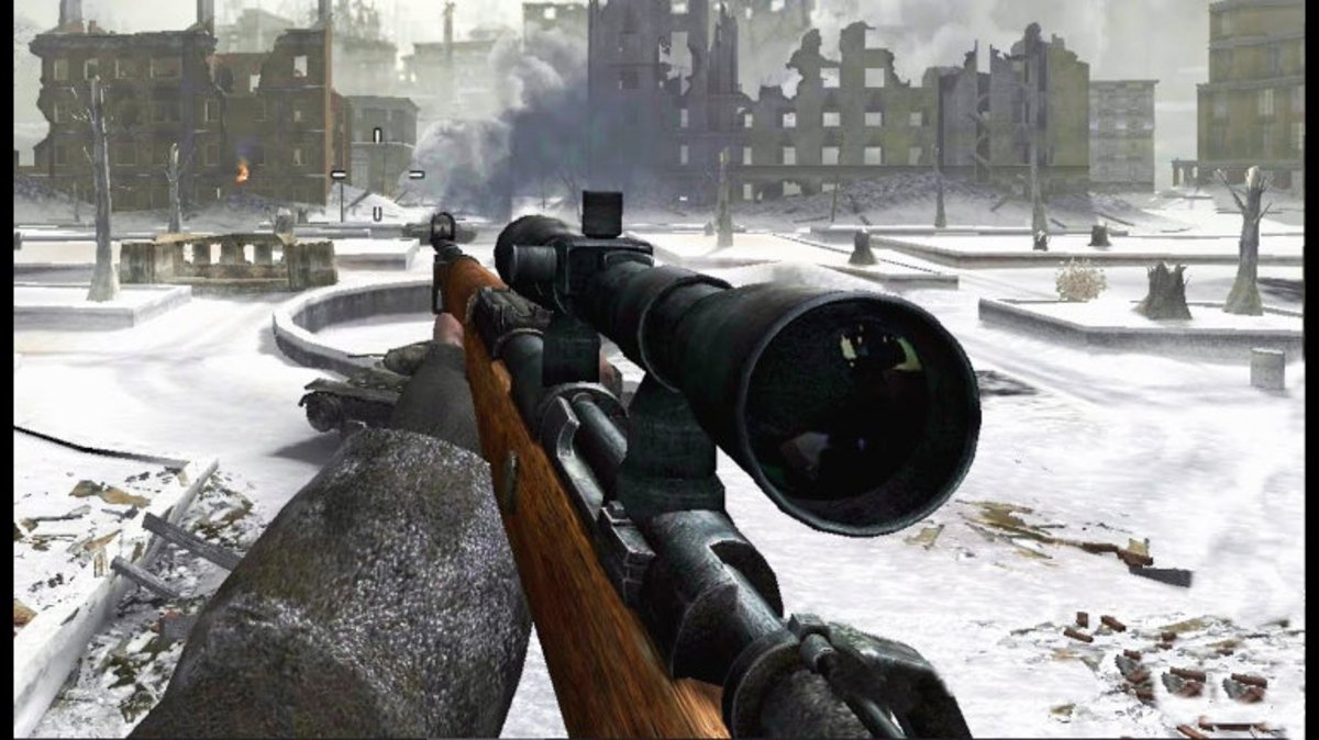 En muchas misiones de Call of Duty 2 era indispensable un sniper