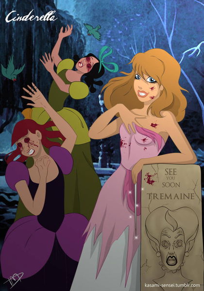 Así serían las princesas Disney si fueran realmente malvadas