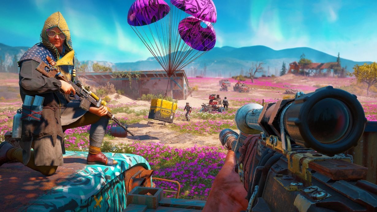 Escenario realmente colorido en Far Cry: New Dawn
