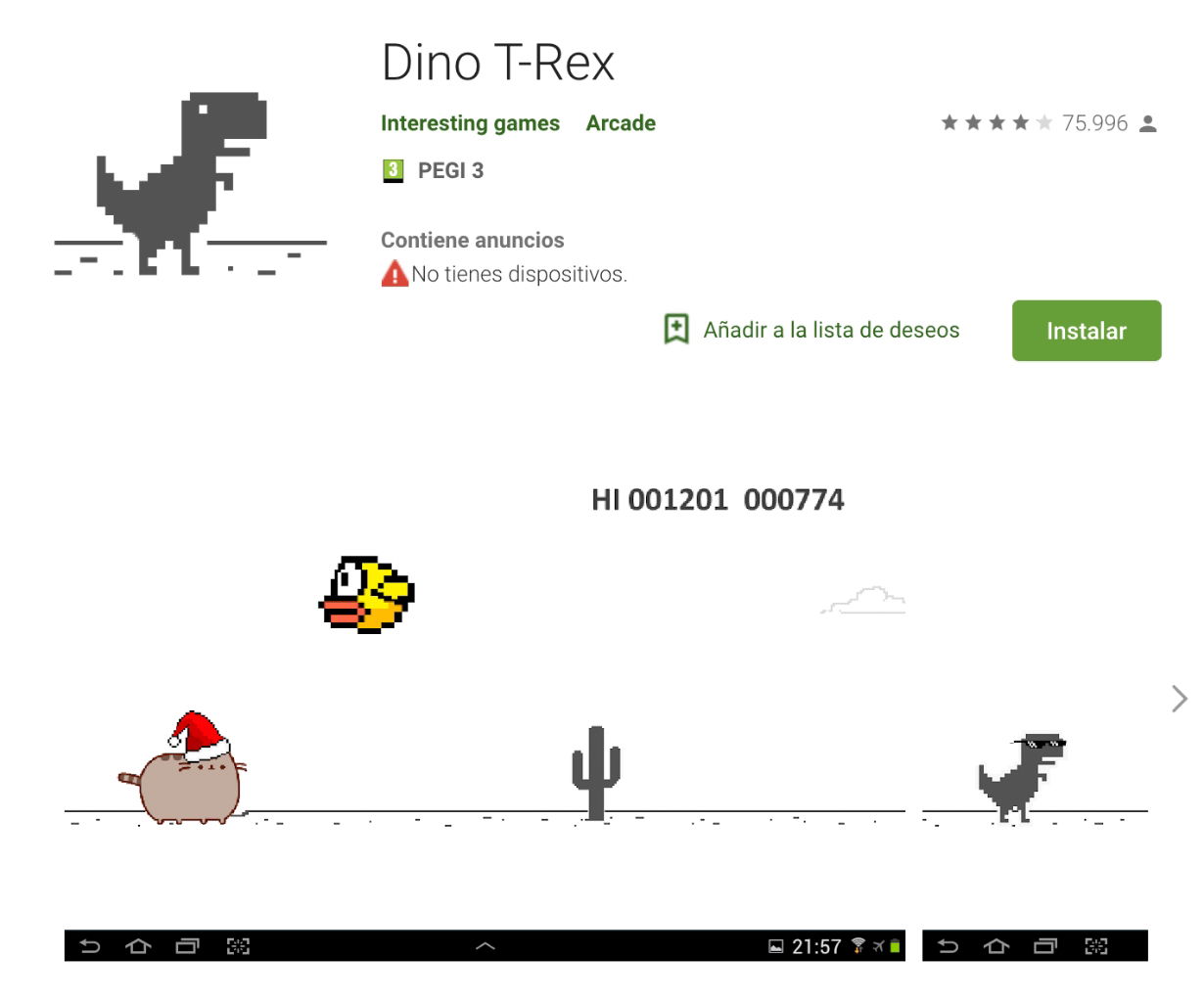 T-REX CORRE COMO NARUTO!! - Google T-Rex pixelado 