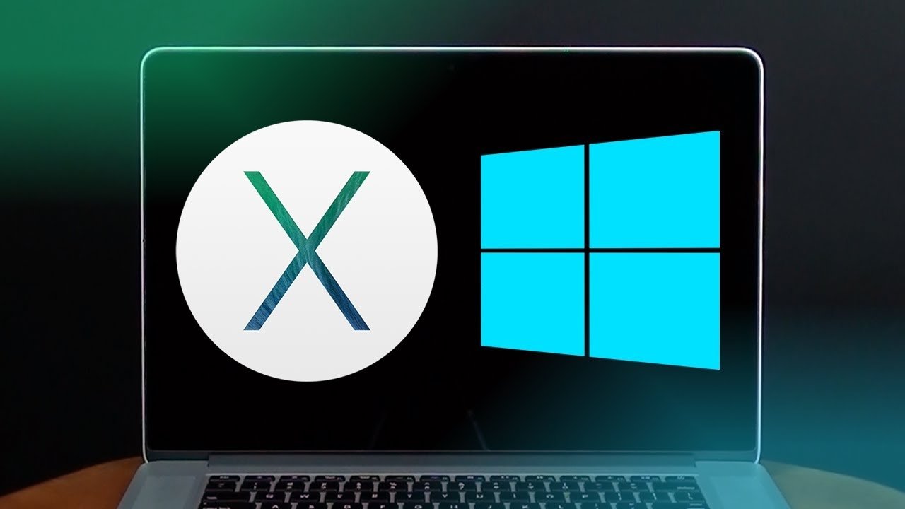 Logos de macOS X y Windows