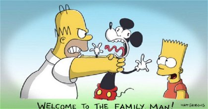 5 momentos en los que Los Simpson se han reído de Disney
