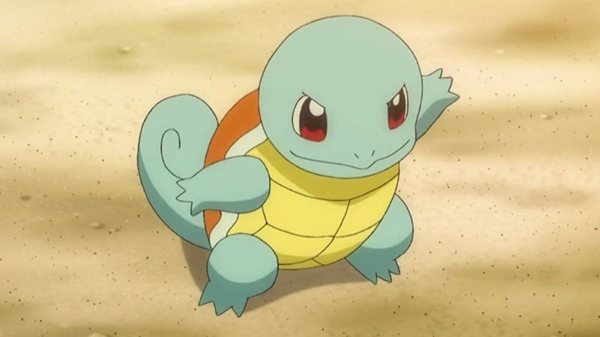 squirtle pokémon inicial tipo agua