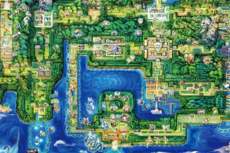 Crean un mapa de Pokémon Rojo y Azul con todo lujo de detalles