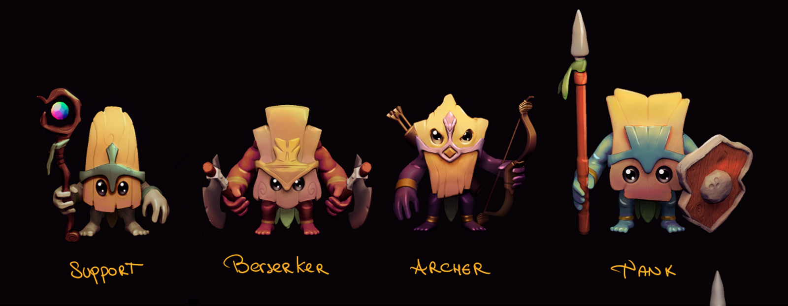 Personajes Tiki Tiki