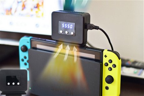 Lanzan en Japón un ventilador para refrigerar tu Nintendo Switch