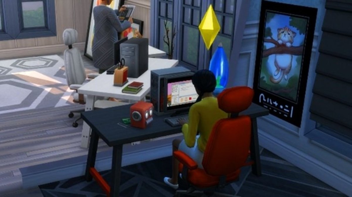 Los Sims 4 permitirá trabajar desde casa