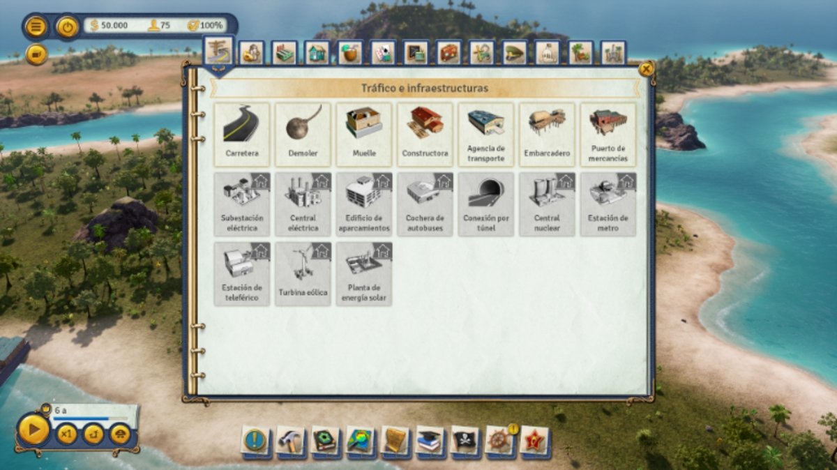 Tropico 6 permite a los jugadores crear todo tipo de infraestructuras