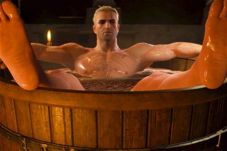 La figura de Geralt dándose un baño en The Witcher III está disponible para reservar