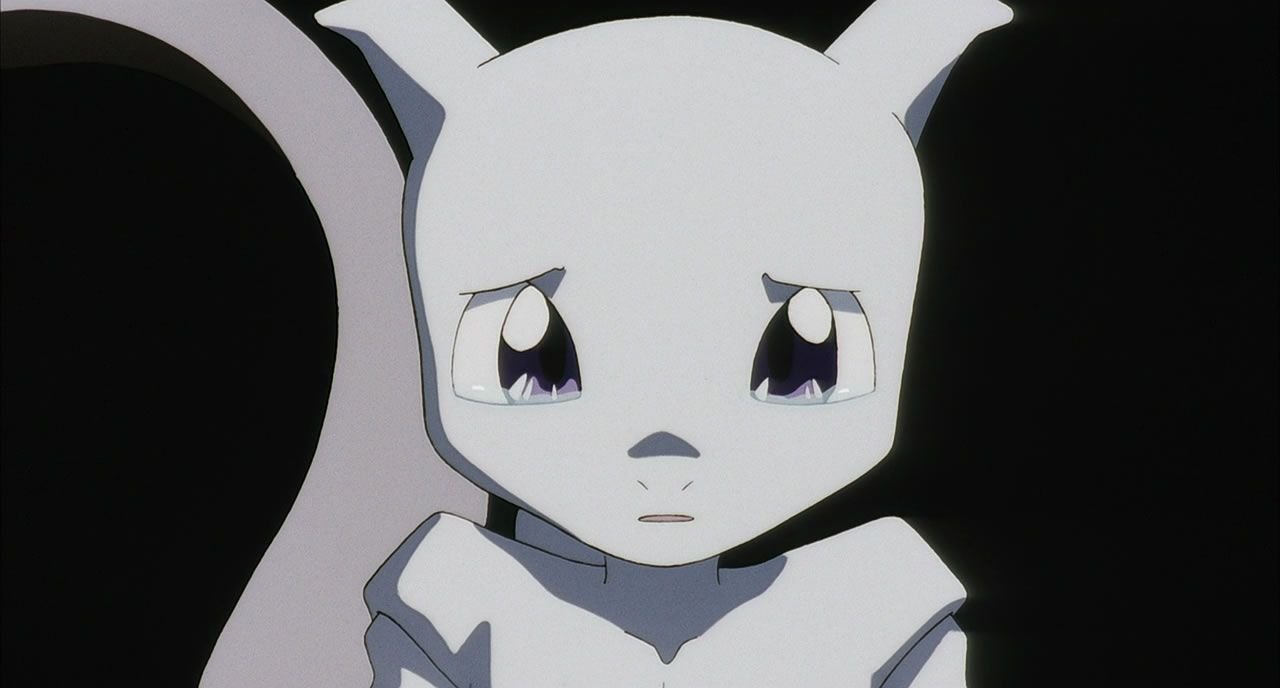 Mewtwo llora en el anime