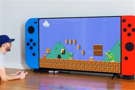 Un fan de Nintendo ha personalizado su televisión como una Nintendo Switch gigante