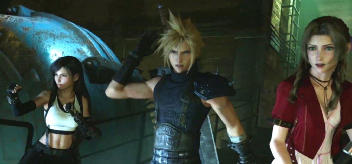 Cloud, Tifa y Aeris Final Fantasy VII Remake