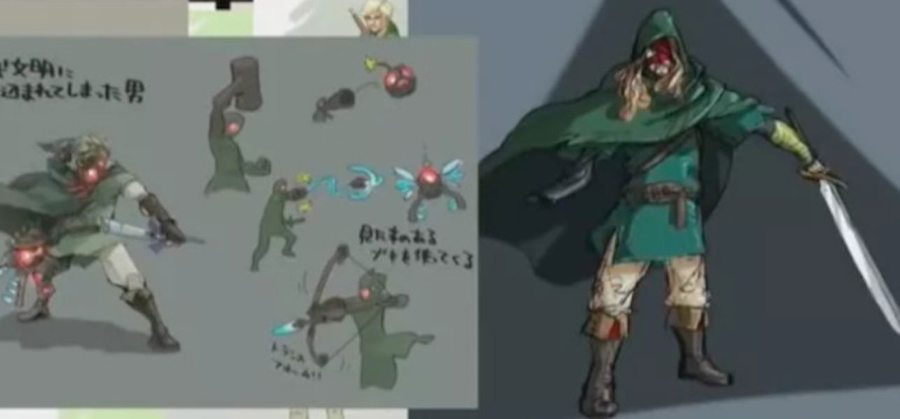 Diseño descartado LINK BOTW