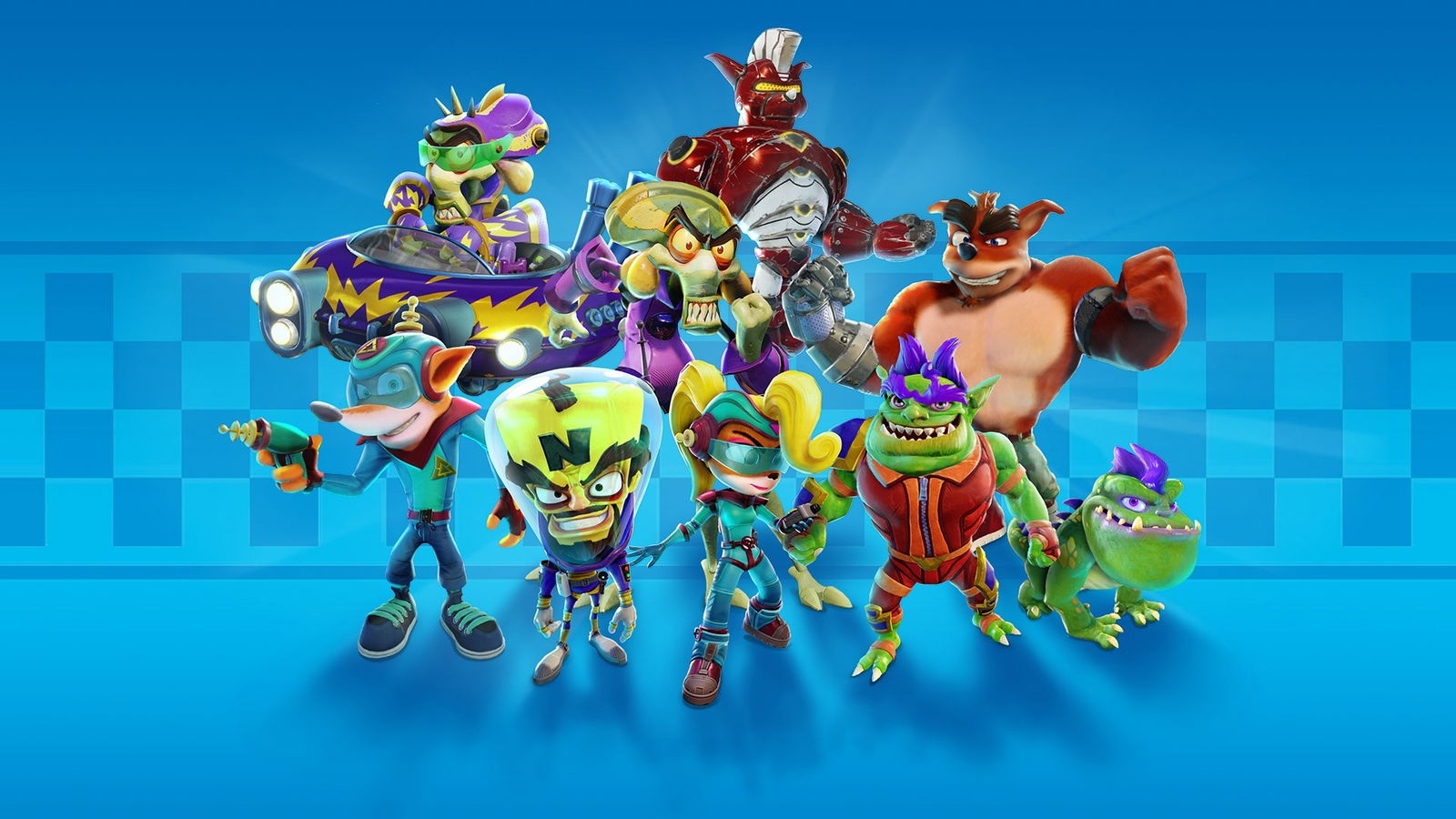 crash team racing personajes