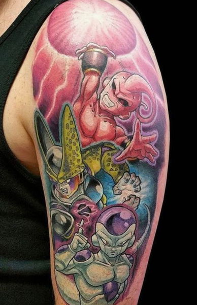 Tatuaje de villanos de Dragon Ball