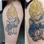 Tatuaje de Vegeta de Dragon Ball