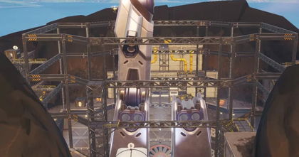 Alguien está construyendo un robot gigante dentro del volcán de Fortnite Alguien está construyendo un robot gigante dentro del volcán de Fortnite