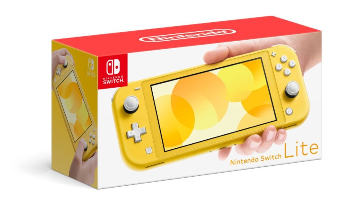 Nintendo Switch Lite en color amarillo